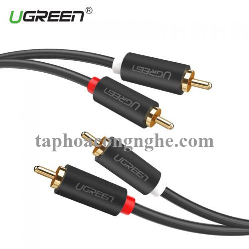 Ugreen 10520 5M màu Đen Cáp âm thanh Bông sen 2 ra 2 dương AV104 30010520